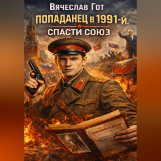 Обложка книги «Попаданец в 1991-й. Спасти Союз»