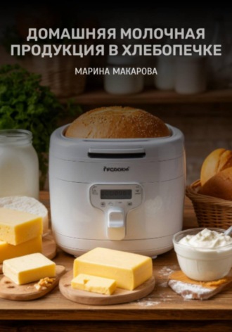 Обложка книги «Домашняя молочная продукция в хлебопечке»