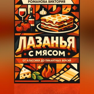 Обложка книги «Лазанья с мясом: от классики до пикантных версий»