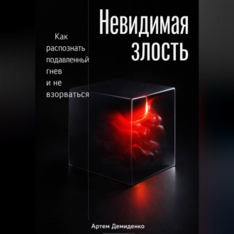 Обложка книги «Невидимая злость: Как распознать подавленный гнев и не взорваться»