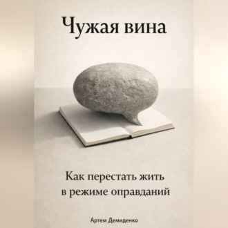 Обложка книги «Чужая вина: Как перестать жить в режиме оправданий»