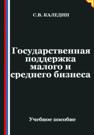 Обложка книги «Государственная поддержка малого и среднего предпринимательства»