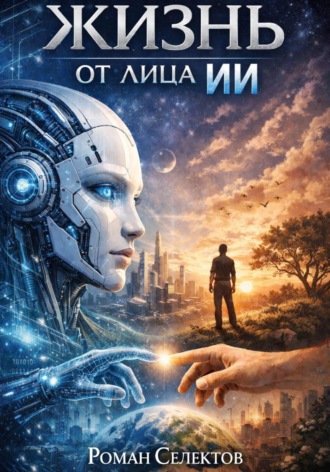 Обложка книги «Жизнь от лица ИИ»