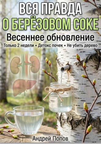 Обложка книги «Вся правда о берёзовом соке: весеннее обновление»