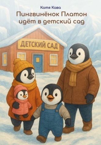 Обложка книги «Пингвиненок Платон идет в детский сад»