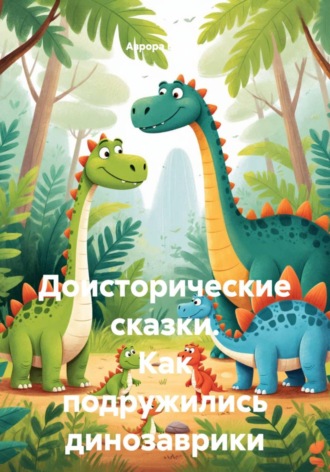Обложка книги «Доисторические сказки. Как подружились динозаврики»