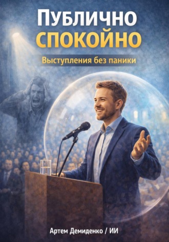 Обложка книги «Публично спокойно: Выступления без паники»