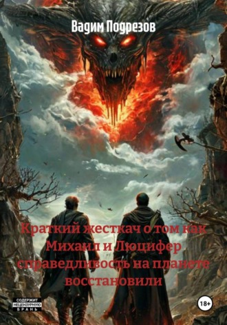 Обложка книги «Краткий жесткач о том как Михаил и Люцифер справедливость на планете восстановили»