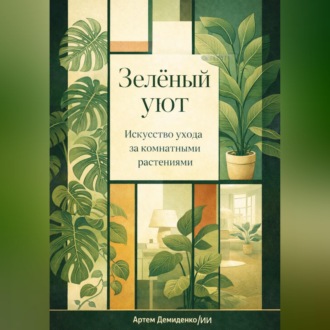 Обложка книги «Зеленый уют: Искусство ухода за комнатными растениями»