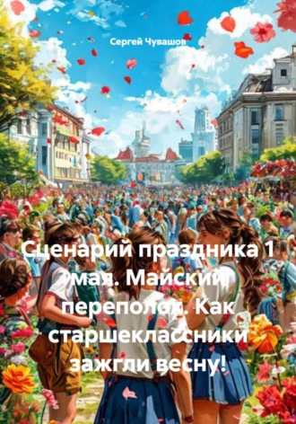 Обложка книги «Сценарий праздника 1 мая. Майский переполох. Как старшеклассники зажгли весну!»