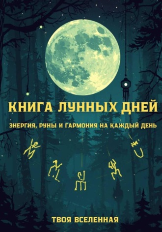 Обложка книги «Книга лунных дней. Энергия, руны и гармония на каждый день»