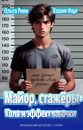 Обложка книги «Майор, стажёры. Коля и эффект бабочки»