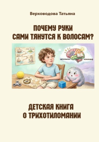 Обложка книги «Почему руки сами тянутся к волосам? Детская книга о трихотиломании»