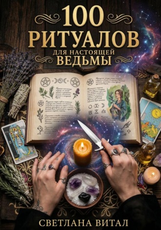 Обложка книги «100 Ритуалов для Настоящей Ведьмы»