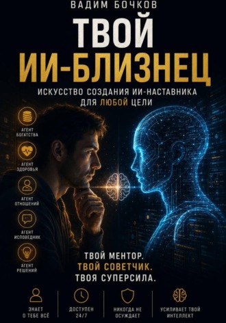 Обложка книги «Твой ИИ‑близнец: Искусство создания ИИ‑наставника для любой цели»