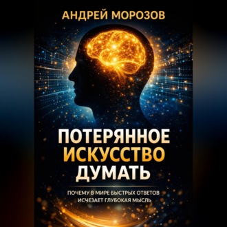 Обложка книги «Потерянное искусство думать: Почему в мире быстрых ответов исчезает глубокая мысль»