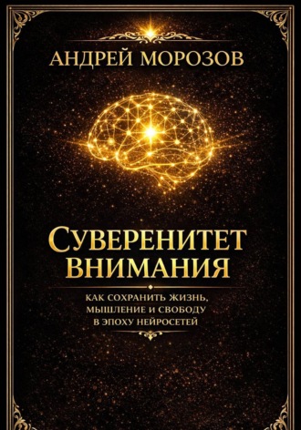 Обложка книги «Суверенитет внимания. Как сохранить жизнь, мышление и свободу в эпоху нейросетей»