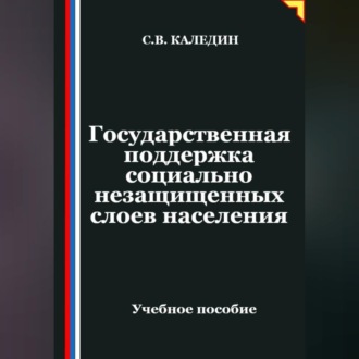 Обложка книги «Государственная поддержка социально незащищенных слоев населения»