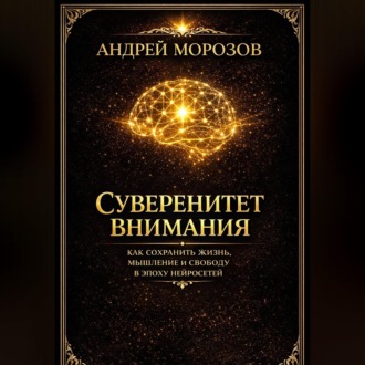 Обложка книги «Суверенитет внимания. Как сохранить жизнь, мышление и свободу в эпоху нейросетей»