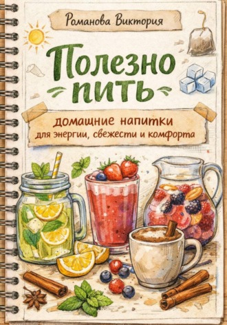Обложка книги «Полезно пить: домашние напитки для энергии, свежести и комфорта»