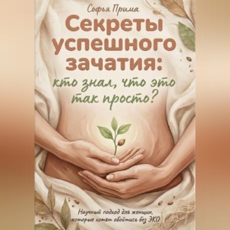 Обложка книги «Секреты успешного зачатия: кто знал, что это так просто? Научный подход для женщин, которые хотят обойтись без ЭКО»