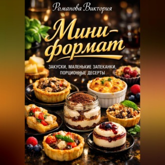 Обложка книги «Мини-формат: закуски, маленькие запеканки, порционные десерты»