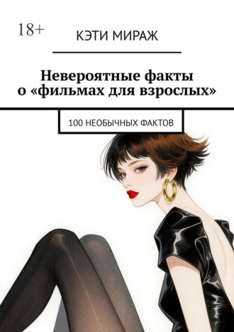 Обложка книги «Невероятные факты о «фильмах для взрослых». 100 необычных фактов»