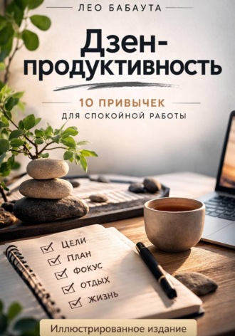 Обложка книги «Дзен-продуктивность: 10 привычек для спокойной работы. Иллюстрированное издание»