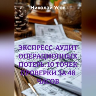 Обложка книги «ЭКСПРЕСС-АУДИТ ОПЕРАЦИОННЫХ ПОТЕРЬ: 10 ТОЧЕК ПРОВЕРКИ ЗА 48 ЧАСОВ»