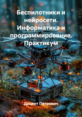 Обложка книги «Беспилотники и нейросети. Информатика и программирование. Практикум»