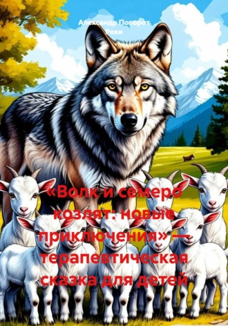 Обложка книги ««Волк и семеро козлят: новые приключения» — терапевтическая сказка для детей»