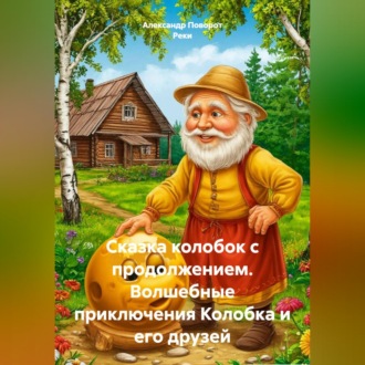 Обложка книги «Сказка колобок с продолжением.Волшебные приключения Колобка и его друзей.»