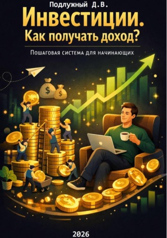 Обложка книги «Инвестиции. Как получать доход? Пошаговая система для начинающих»