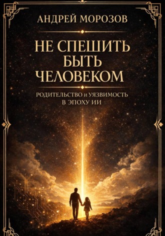Обложка книги «Не спешить быть человеком Родительство и уязвимость в эпоху ИИ»