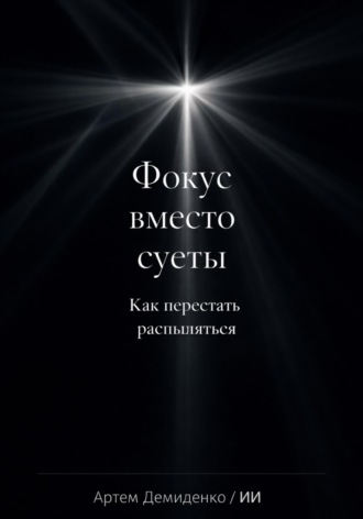 Обложка книги «Фокус вместо суеты: Как перестать распыляться»