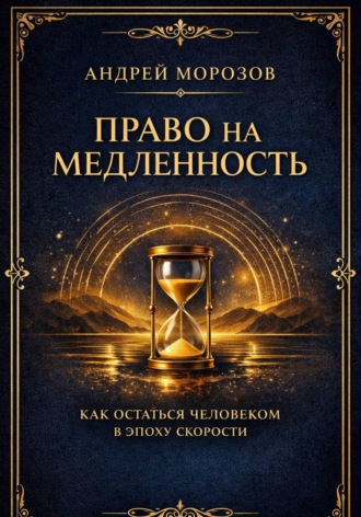 Обложка книги «Право на медленность. Как остаться человеком в эпоху скорости»