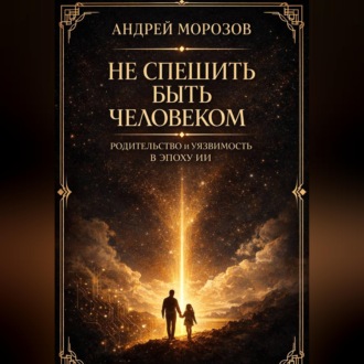 Обложка книги «Не спешить быть человеком Родительство и уязвимость в эпоху ИИ»