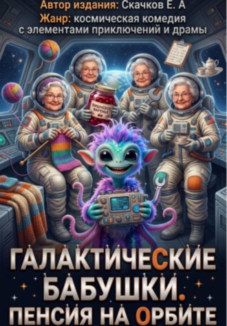Обложка книги «Галактические бабушки. Пенсия на орбите»
