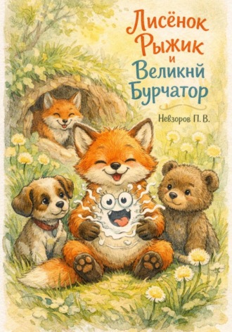 Обложка книги «Лисенок Рыжик и Великий Бурчатор»