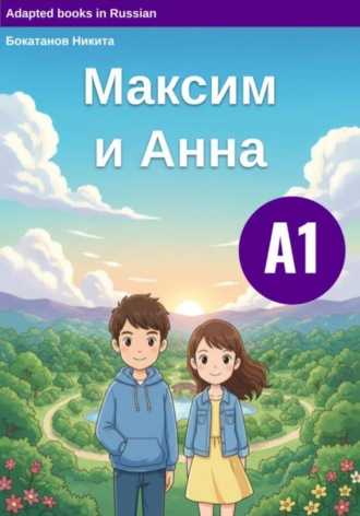 Обложка книги «Максим и Анна. Адаптированная книга РКИ. Уровень А1»