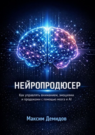Обложка книги «Нейропродюсер. Как управлять вниманием, эмоциями и продажами с помощью мозга и AI»