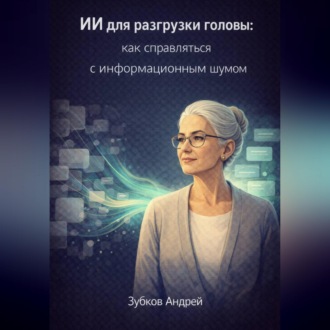 Обложка книги «ИИ для разгрузки головы: как справляться с информационным шумом»