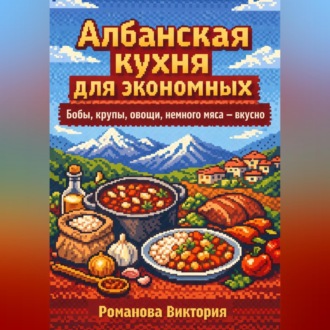 Обложка книги «Албанская кухня для экономных: бобы, крупы, овощи, немного мяса — вкусно»