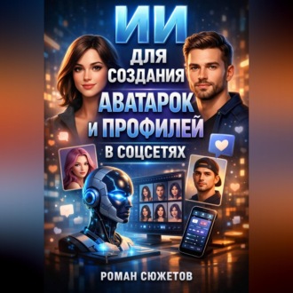 Обложка книги «ИИ для создания аватарок и профилей в соцсетях»