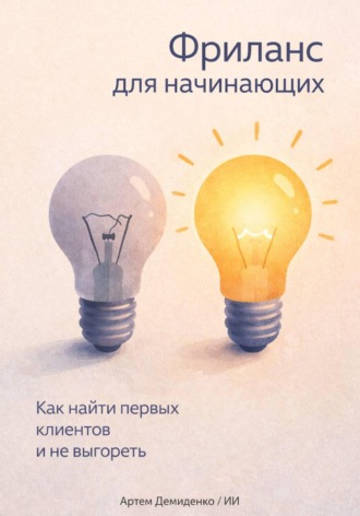 Обложка книги «Фриланс для начинающих: Как найти первых клиентов и не выгореть»