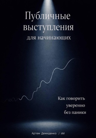 Обложка книги «Публичные выступления для начинающих: Как говорить уверенно без паники»