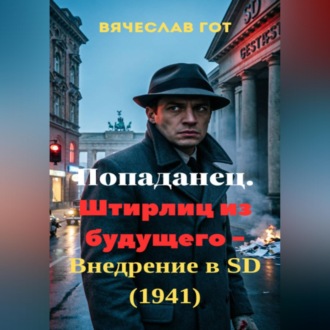 Обложка книги «Попаданец. Штирлиц из будущего — внедрение в SD (1941)»