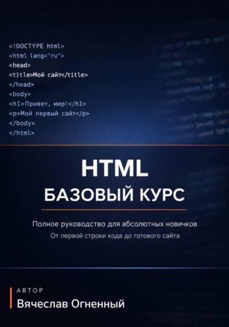 Обложка книги «HTML: БАЗОВЫЙ КУРС»
