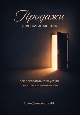 Обложка книги «Продажи для начинающих: Как предлагать свои услуги без страха и навязчивости»