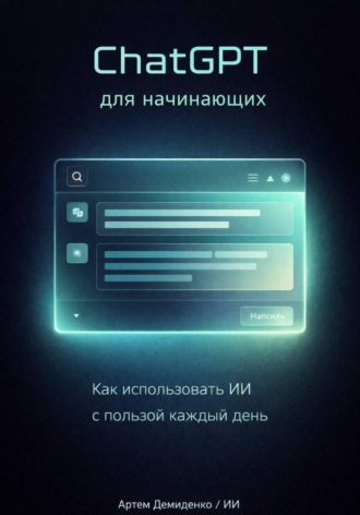 Обложка книги «ChatGPT для начинающих: Как использовать ИИ с пользой каждый день»
